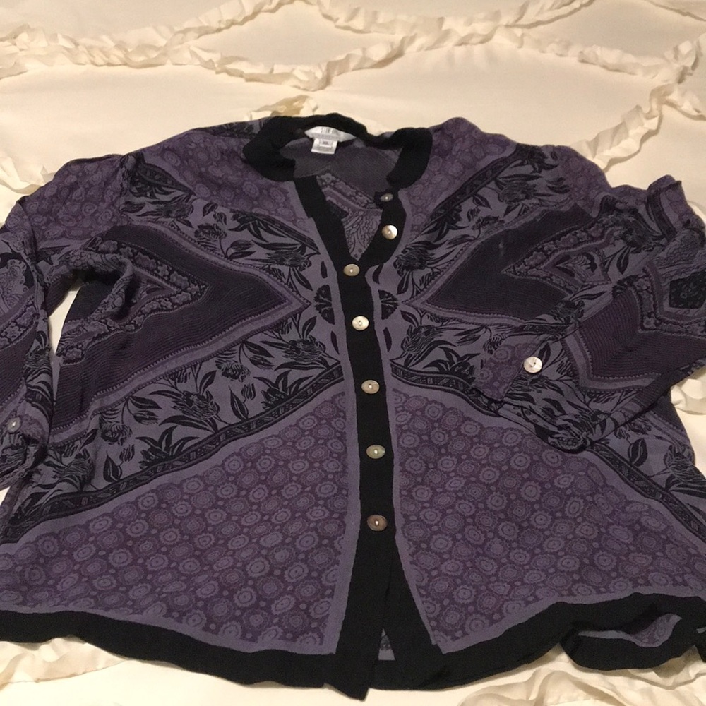 Stonebridge size xl purple blouse